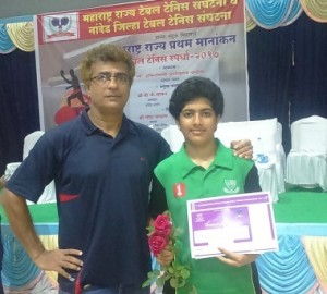 Swastika with her father & Coach Sandeep Ghosh 