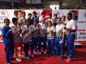 The Indian team completed their campaign at the Ahmed Comert International Boxing Championship with 1 gold, 4 Silver and Bronze and finished third on the overall medal tally