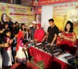 Umbrella distribution ceremony by Shri Radhe Maa Charitable Trust for senior citizens and children