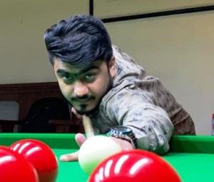Vishal Vyaya of Club Aquaria recorded his second win in Group-C round-robin league match of the Senior Snooker & Billiards Selection (leg 1) Championship .